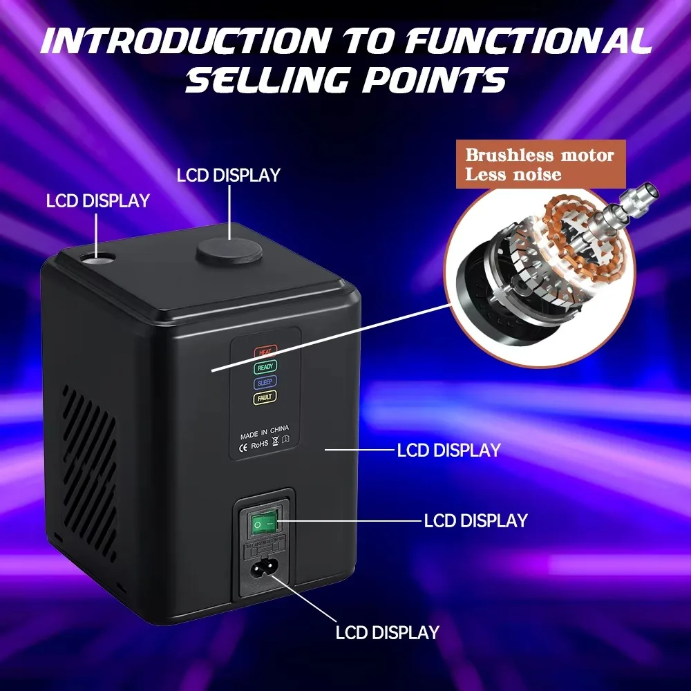 350W Mini Kaltfunkeneffektmaschine Bühneneffekte Drahtlose Fernbedienung Dj-Ausrüstung Party Fontänen-Funkeneffektmaschine Disco Hochzeit 350W Mini Kaltfunkeneffektmaschine Bühneneffekte Drahtlose Fernbedienung Dj-Ausrüstung Party Fontänen-Funkeneffektmaschine Disco Hochzeit - Image 3