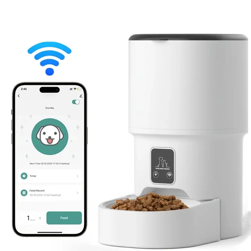 4L Intelligenter Futterautomat Für Haustiere, Automatischer Katzenfutterspender, Futternapf Für Katzen Und Hunde, Automatischer Katzenfütterer, Hundenapf Für Langsames Fressen Mit Zeitgesteuerter Portionierung 4L Intelligenter Futterautomat Für Haustiere, Automatischer Katzenfutterspender, Futternapf Für Katzen Und Hunde, Automatischer Katzenfütterer, Hundenapf Für Langsames Fressen Mit Zeitgesteuerter Portionierung - Image 7