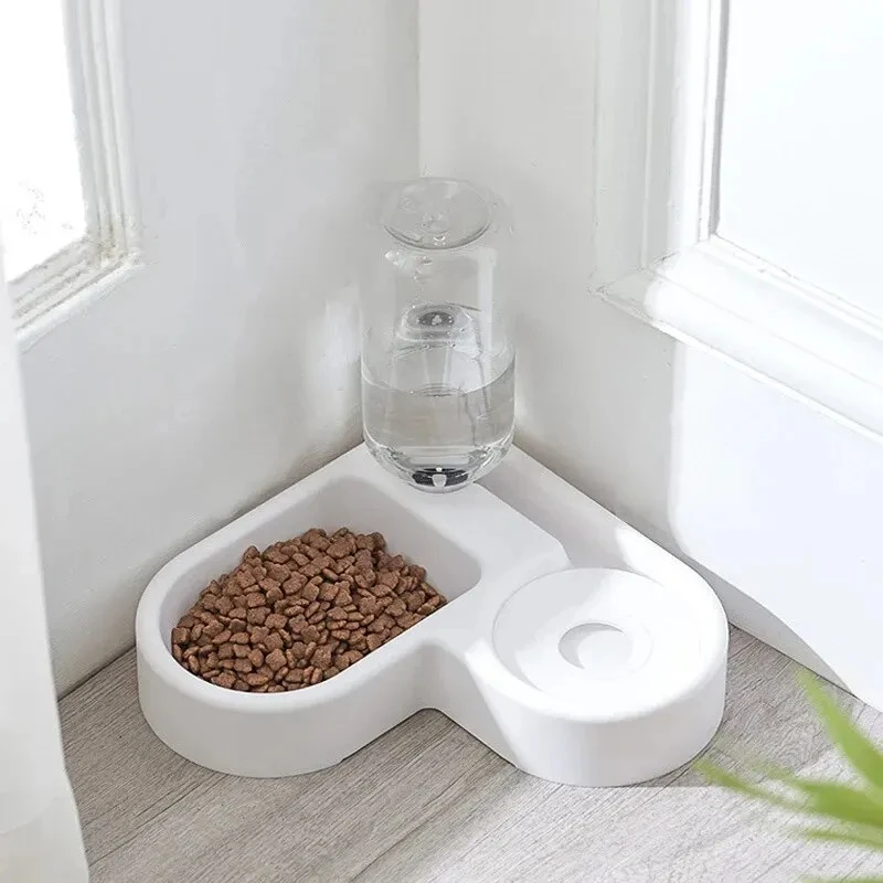 Automatic Drinking Love Pet Bowl Moisture-Proof Cat Bowl Dog Basin Dual-Use Multi-Functional Drinking And Feeding Automatic Drinking Love Pet Bowl Moisture-Proof Cat Bowl Dog Basin Dual-Use Multi-Functional Drinking And Feeding
