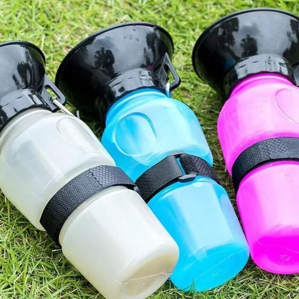 500 Ml Outdoor Tragbare Haustier Hund Wasser Flasche Extrusion Große Hund Reise Wasser Tasse Trinkwasser Feeder Schüssel Für Hund Katze 500 Ml Outdoor Tragbare Haustier Hund Wasser Flasche Extrusion Große Hund Reise Wasser Tasse Trinkwasser Feeder Schüssel Für Hund Katze - Image 3