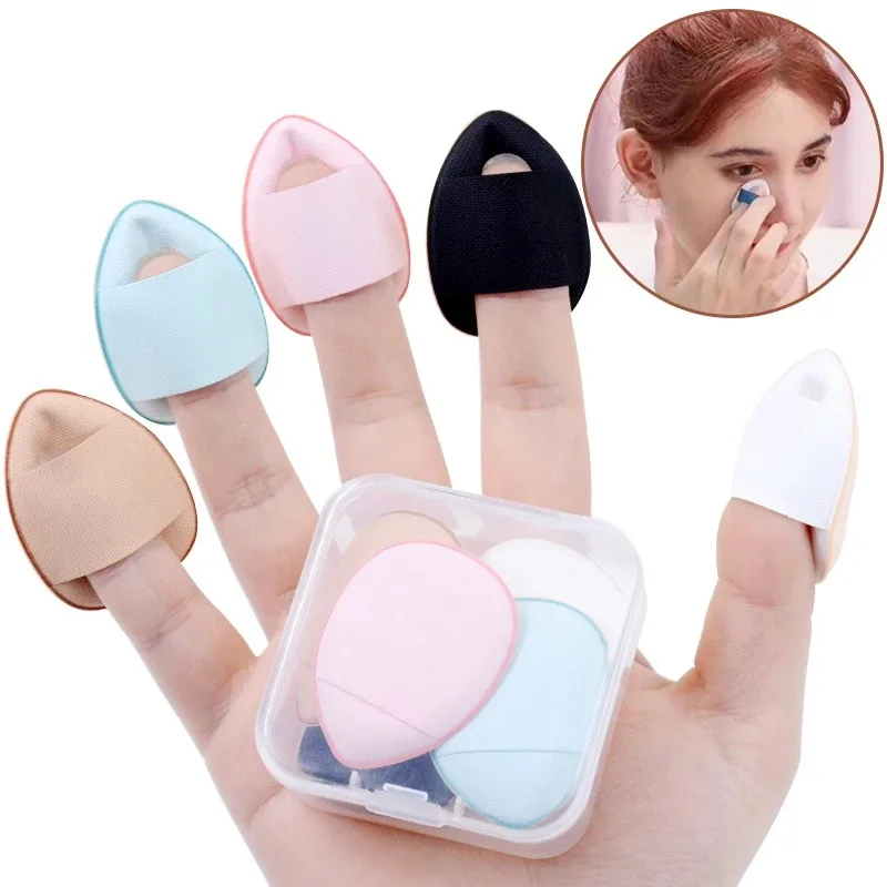 5/10Pcs Mini Finger Puff Foundation Kleine Air Kissen Pulver Schwamm Gesicht Concealer Bb Creme Kosmetische Applikator Make-Up Werkzeuge 5/10Pcs Mini Finger Puff Foundation Kleine Air Kissen Pulver Schwamm Gesicht Concealer Bb Creme Kosmetische Applikator Make-Up Werkzeuge