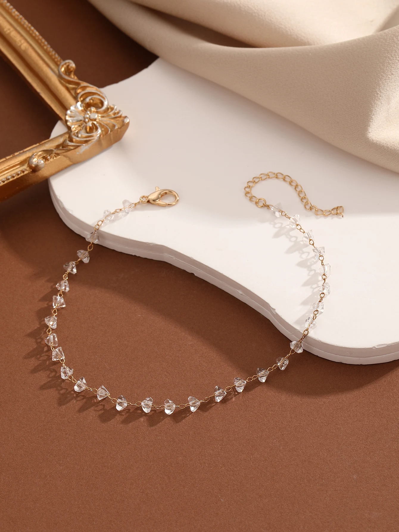 Qiamni Sommer Böhmen Kristall Zirkonia Fußkettchen Für Frauen Mädchen Knöchel Armband Bein Kette Strand Party Reise Fuß Schmuck Qiamni Sommer Böhmen Kristall Zirkonia Fußkettchen Für Frauen Mädchen Knöchel Armband Bein Kette Strand Party Reise Fuß Schmuck - Image 4