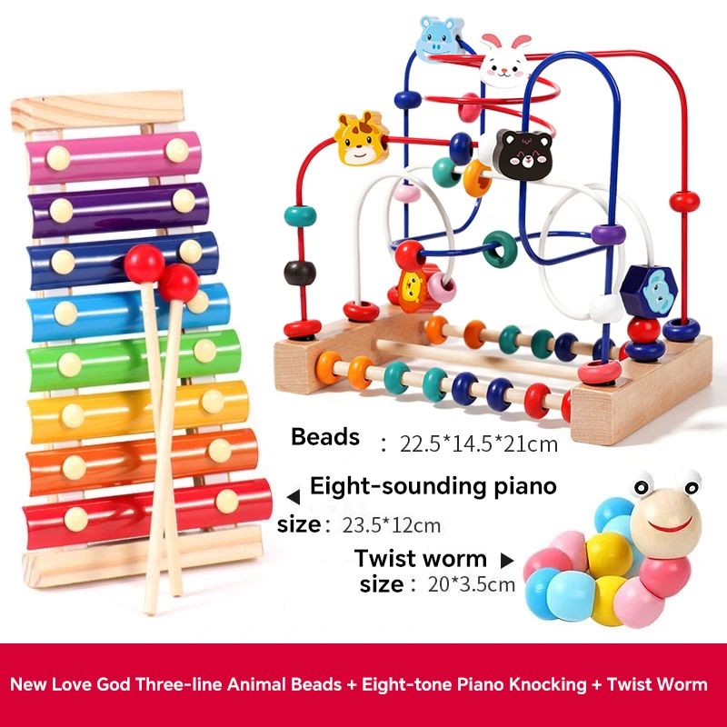 Baby Toddler Early Education Intelligence Building Blocks Beads Attention Span Toys For Boys And Girls Ages 1 To 3 Baby Toddler Early Education Intelligence Building Blocks Beads Attention Span Toys For Boys And Girls Ages 1 To 3 - Image 12