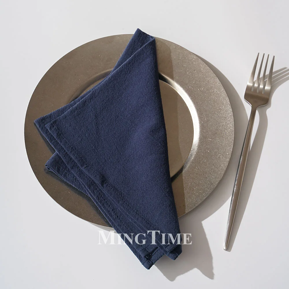 12 Stück Servietten Aus Gewaschener Baumwolle, 40 X 40 Cm, Weiche, Schlichte Tischwäsche, Saugfähige Servietten, Hochzeit, Weihnachten, Wiederverwendbare Tischsets, Party, Esszimmer 12 Stück Servietten Aus Gewaschener Baumwolle, 40 X 40 Cm, Weiche, Schlichte Tischwäsche, Saugfähige Servietten, Hochzeit, Weihnachten, Wiederverwendbare Tischsets, Party, Esszimmer - Image 3