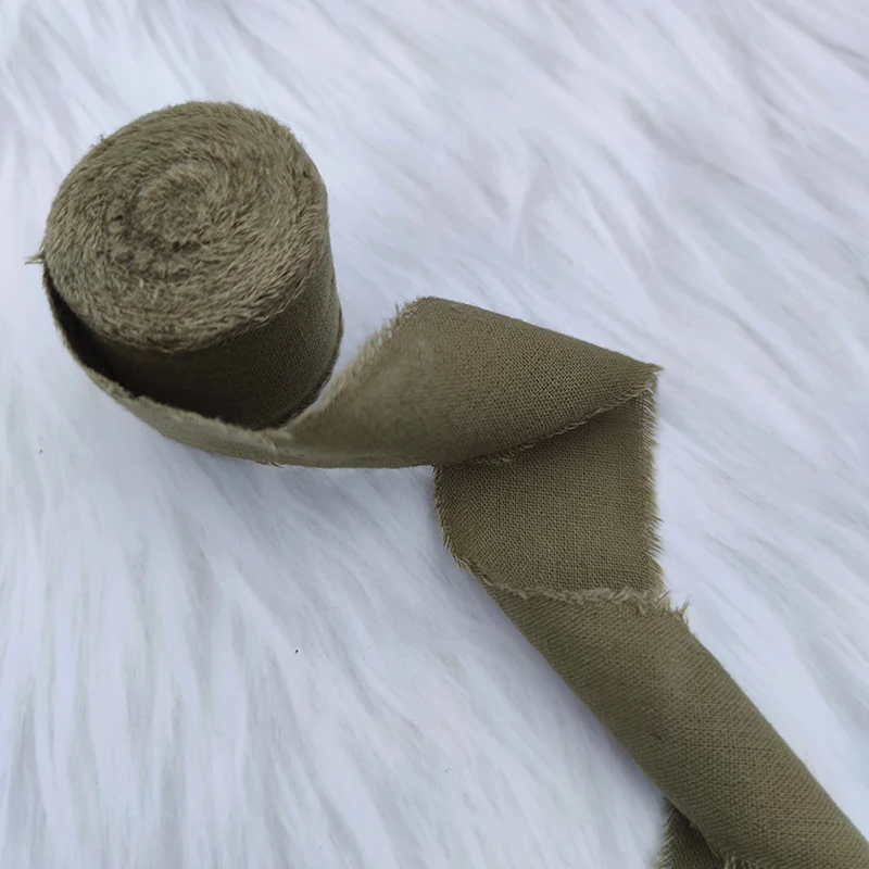 Reine Baumwolle Hand Zerrissene Rohkante Band Diy Geschenkbox Verpackung Grußkarte Dekoration Braut Hand Stick Blume Blume Krawatte Band Reine Baumwolle Hand Zerrissene Rohkante Band Diy Geschenkbox Verpackung Grußkarte Dekoration Braut Hand Stick Blume Blume Krawatte Band - Image 27
