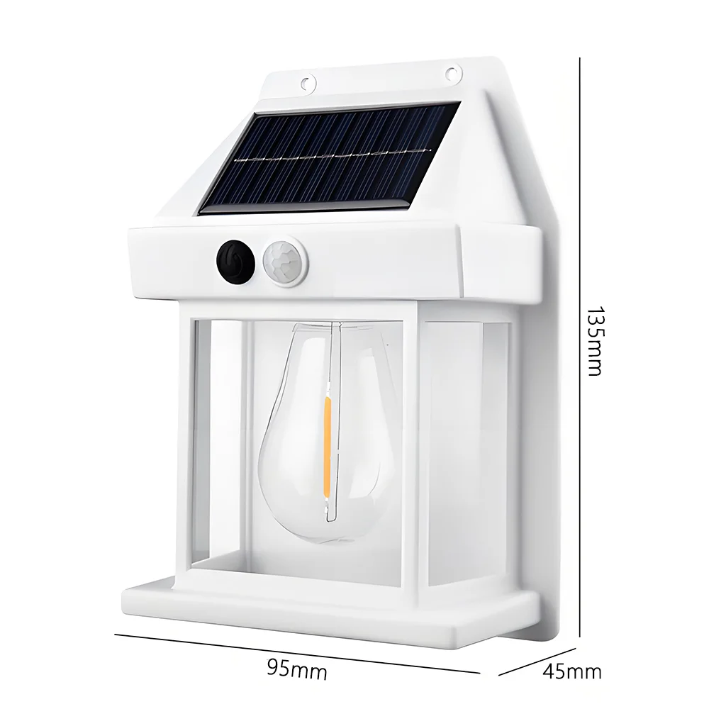 Solarbetriebene Wasserdichte Led-Wandleuchte Für Den Außenbereich, Leistungsstarke Solarenergielampe Mit Lichtsensor Für Garten, Hof, Zaun, Hausdekoration Solarbetriebene Wasserdichte Led-Wandleuchte Für Den Außenbereich, Leistungsstarke Solarenergielampe Mit Lichtsensor Für Garten, Hof, Zaun, Hausdekoration - Image 9