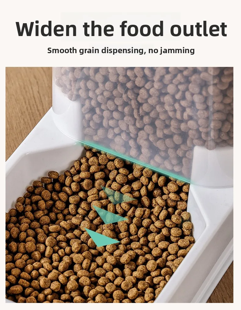 4L Large Capacity Automatic Cat Feeder &Amp; Waterer Set | Gravity Pet Food Dispenser For Cats &Amp; Dogs | Bpa-Free &Amp; Non-Electric Safe 4L Large Capacity Automatic Cat Feeder &Amp; Waterer Set | Gravity Pet Food Dispenser For Cats &Amp; Dogs | Bpa-Free &Amp; Non-Electric Safe - Image 13