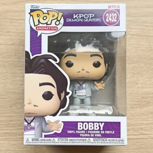 Funko Pop! HUNTR/X K-POP Dämonenjäger Bobby # 2432 Original Vinyl-Figur Anime Sammlerstück Modell Desktop-Ornament Geschenk für Fans