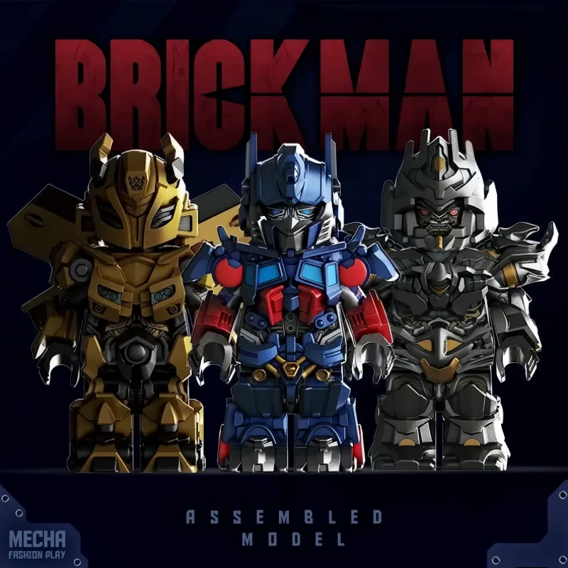Hot Brick Man Transformers Assemble Kit Models Jet Wing Optimus Prime Bumblebee Action Figure Cute Mini Transforming Car Toys Hot Brick Man Transformers Assemble Kit Models Jet Wing Optimus Prime Bumblebee Action Figure Cute Mini Transforming Car Toys - Image 12