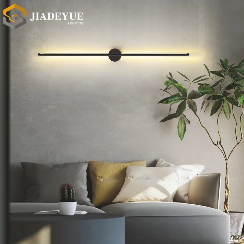 Moderne Led Lange Wandleuchte Nordisch Minimalistisch Wohnzimmer Sofa Tv Schlafzimmer Nachttischlampe Innen-Wandleuchte Moderne Led Lange Wandleuchte Nordisch Minimalistisch Wohnzimmer Sofa Tv Schlafzimmer Nachttischlampe Innen-Wandleuchte - Image 4