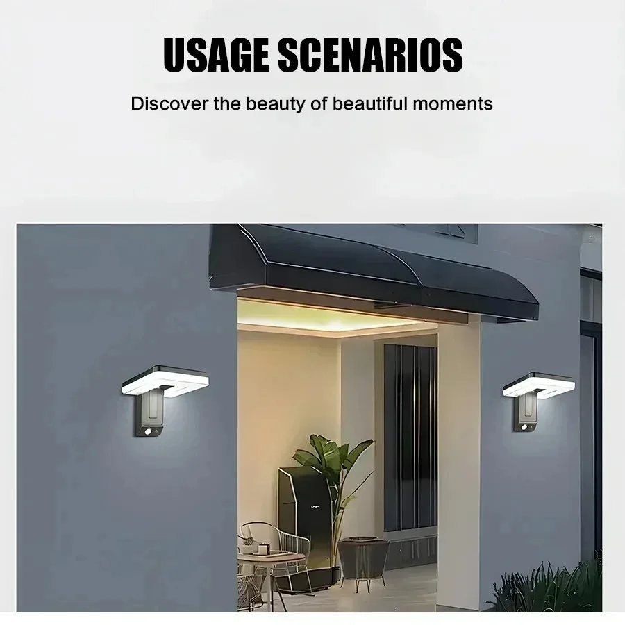 Faltbare Led 120 ° Solarleuchte Für Den Außenbereich, Wandleuchte, Wasserdicht, Strahler, Bewegungsmelder, Solar-3-Modi, Straßenlaterne, Gartendekoration Faltbare Led 120 ° Solarleuchte Für Den Außenbereich, Wandleuchte, Wasserdicht, Strahler, Bewegungsmelder, Solar-3-Modi, Straßenlaterne, Gartendekoration - Image 6
