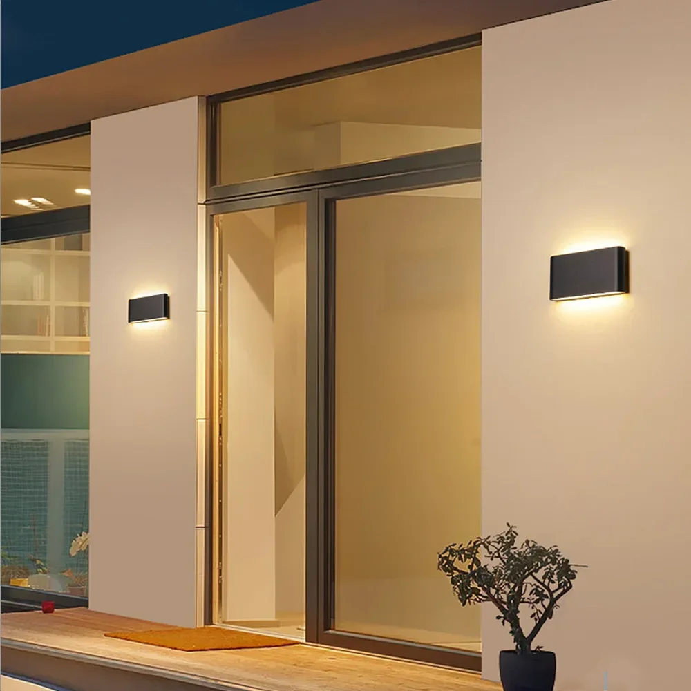 Moderne Ip65 Wasserdichte 6W/12W Led-Wandleuchten Für Innen/Außen, Balkon-Dekoration, Auf-Ab-Doppelkopf-Aluminium-Wandlampe, Wandhalterung Moderne Ip65 Wasserdichte 6W/12W Led-Wandleuchten Für Innen/Außen, Balkon-Dekoration, Auf-Ab-Doppelkopf-Aluminium-Wandlampe, Wandhalterung - Image 6