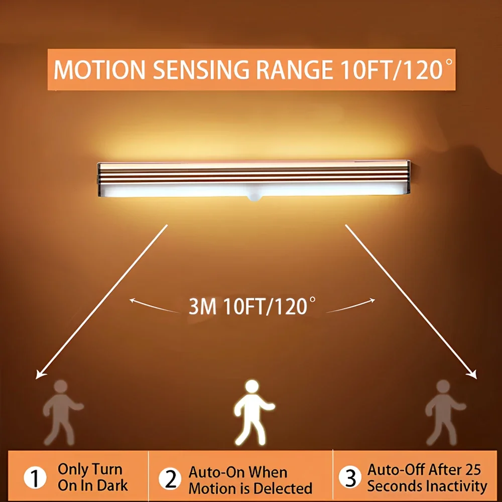 Nacht Lichter Drahtlose Led Motion Sensor Lampe Usb Aufladbare Magnetische Für Kleiderschrank Zimmer Schrank Küche Gang Rohr Detektor Birne Nacht Lichter Drahtlose Led Motion Sensor Lampe Usb Aufladbare Magnetische Für Kleiderschrank Zimmer Schrank Küche Gang Rohr Detektor Birne - Image 4