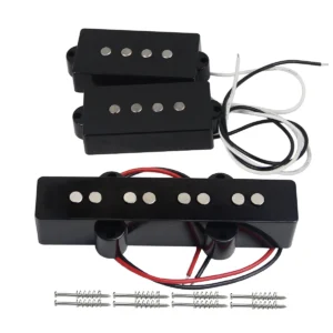 NEUER Satz Alnico 5-Bass-Tonabnehmer im offenen Stil, PB-Tonabnehmer und JB-Bridge-Tonabnehmer für PB-Bass