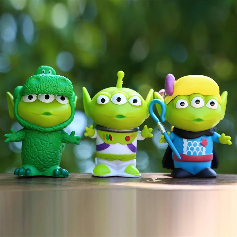 6 Stück/Set Disney Toy Story Buzz Lightyear Anime-Figur Niedliche Grüne Aliens Woody Actionfigur Mini-Modell Dekoration Spielzeug Puppe Geschenk 6 Stück/Set Disney Toy Story Buzz Lightyear Anime-Figur Niedliche Grüne Aliens Woody Actionfigur Mini-Modell Dekoration Spielzeug Puppe Geschenk - Image 4