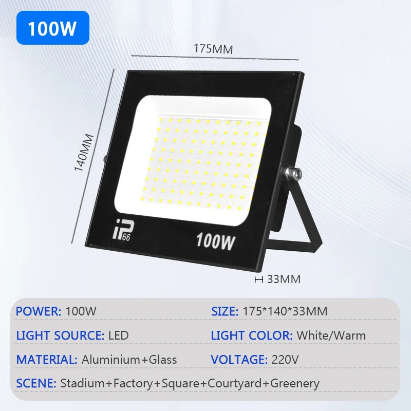 Outdoor Led Strahler Ip66 – 10–200W Flutlicht Für Garten, Hof, Veranda Und Wege Outdoor Led Strahler Ip66 – 10–200W Flutlicht Für Garten, Hof, Veranda Und Wege - Image 11
