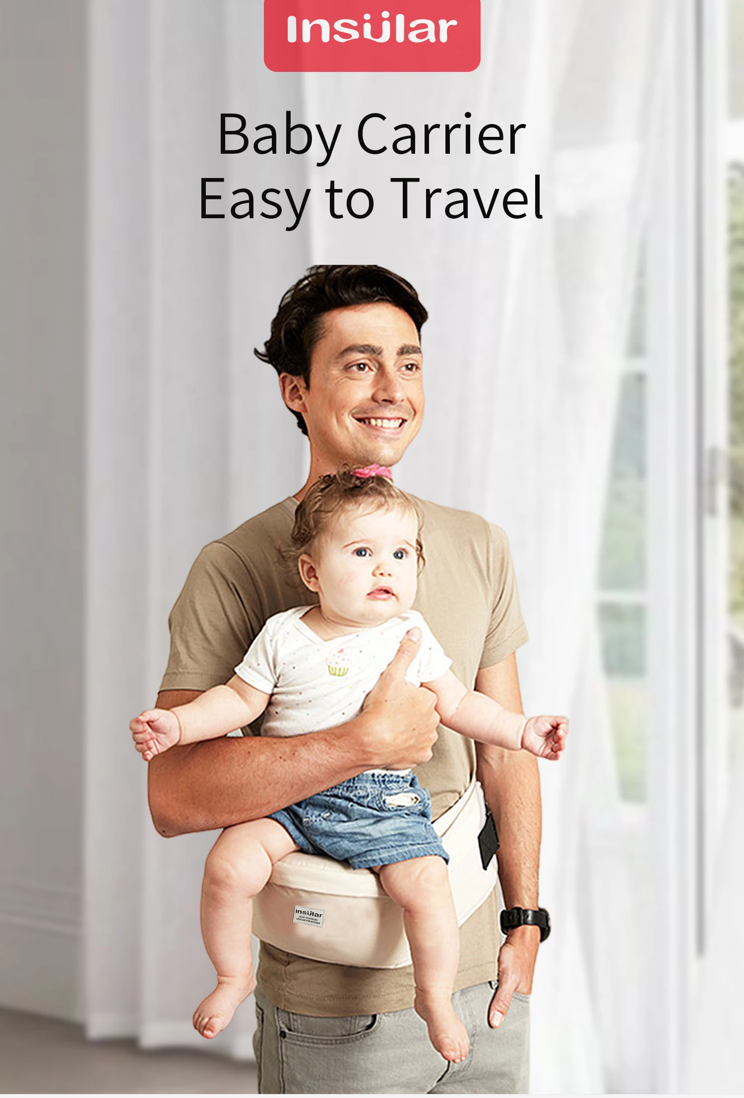 Baby Carrier Waist Stool Walkers Baby Sling Hold Waist Belt Backpack Hipseat Belt Kids Adjustable Infant Hip Seat Baby Carrier Waist Stool Walkers Baby Sling Hold Waist Belt Backpack Hipseat Belt Kids Adjustable Infant Hip Seat - Image 16