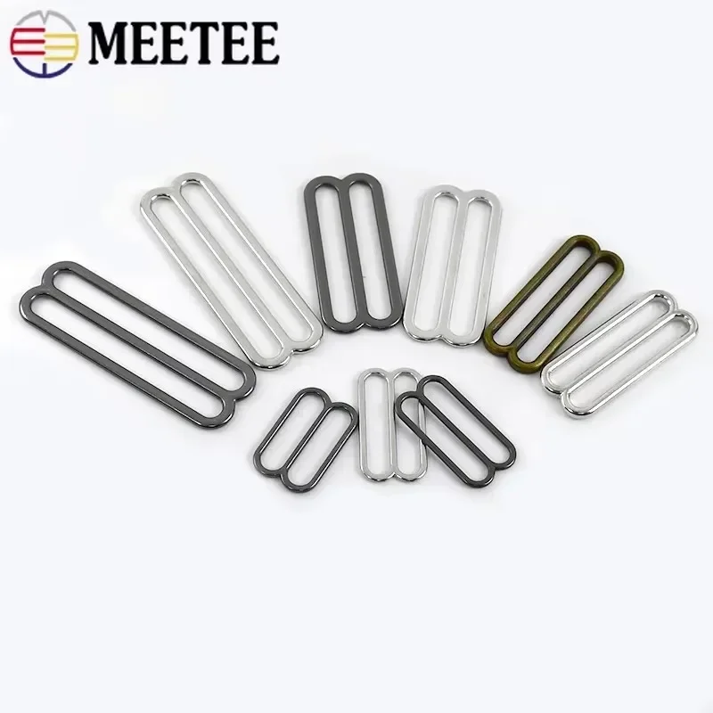 10/20/30 Stück Meetee Metall Tri-Glide Ringe Schnallen 6–50 Mm Bh-Träger Verstellbarer Verschluss 8-Förmiger Ringhaken Bekleidungs-Hardware-Zubehör 10/20/30 Stück Meetee Metall Tri-Glide Ringe Schnallen 6–50 Mm Bh-Träger Verstellbarer Verschluss 8-Förmiger Ringhaken Bekleidungs-Hardware-Zubehör - Image 2