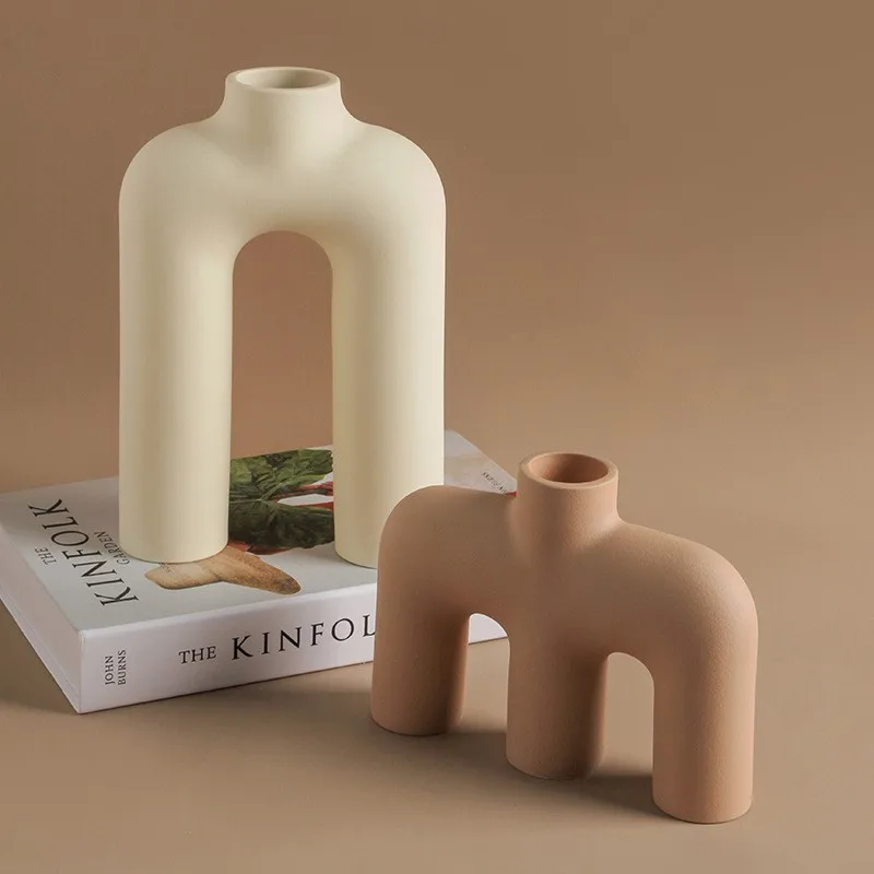 Ins Keramik-Kunstvase, Modernes, Einfaches Blumenarrangement Für Zuhause, Wohnzimmer, Advanced Sense Dekorationsgerät, Neu Ins Keramik-Kunstvase, Modernes, Einfaches Blumenarrangement Für Zuhause, Wohnzimmer, Advanced Sense Dekorationsgerät, Neu