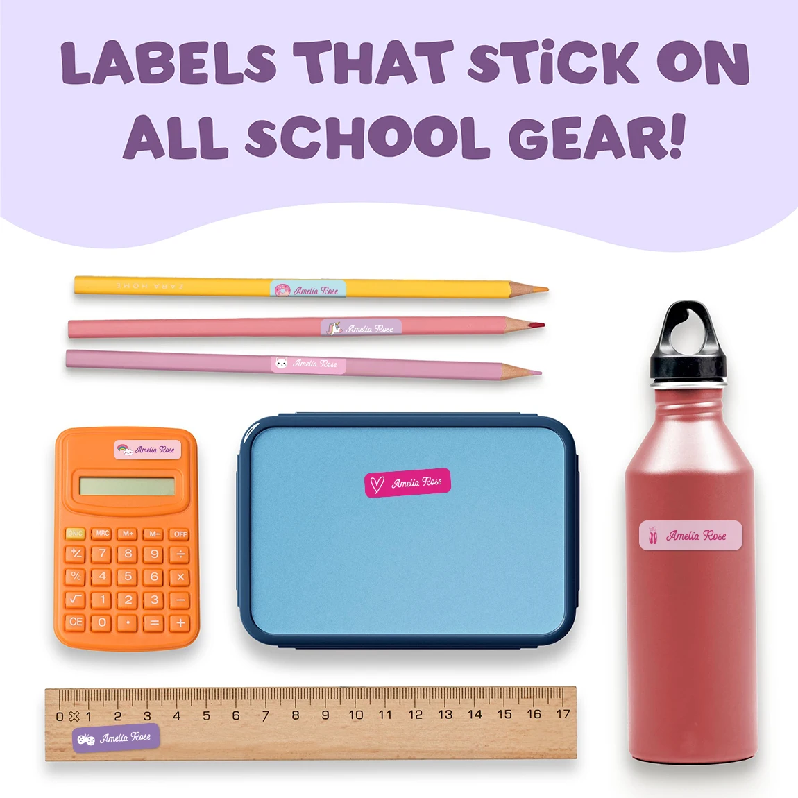 132, Personalisierte Namensaufkleber Für Kinder, Individuelle Wasserfeste Namensetiketten Für Flaschen, Lunchboxen, Schulbedarf 132, Personalisierte Namensaufkleber Für Kinder, Individuelle Wasserfeste Namensetiketten Für Flaschen, Lunchboxen, Schulbedarf - Image 6