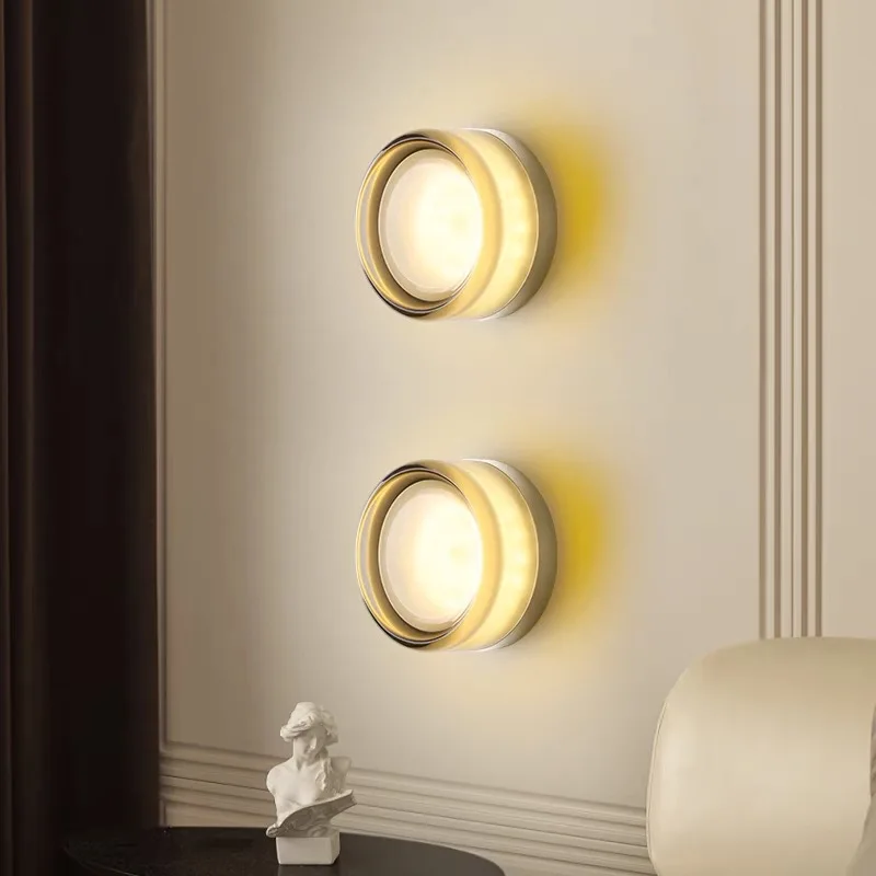 Nordic Led Wand Lampe Designer Kleine Wandleuchter Nacht Zimmer Dekor Licht Wohnzimmer Hotel Gang Rauch Grau Beleuchtung Leuchte Nordic Led Wand Lampe Designer Kleine Wandleuchter Nacht Zimmer Dekor Licht Wohnzimmer Hotel Gang Rauch Grau Beleuchtung Leuchte - Image 2
