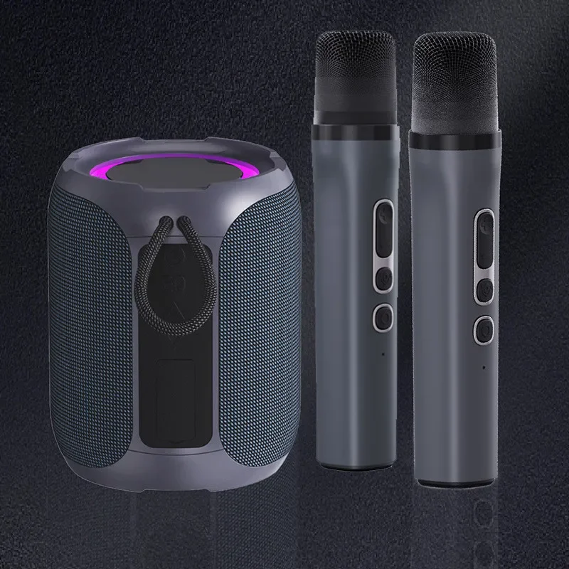 40 W Tragbarer Bluetooth-Lautsprecher – 360° Stereo-Subwoofer, Ipx7 Wasserdicht, Mit Licht Und Zwei Mikrofonen Für Karaoke 40 W Tragbarer Bluetooth-Lautsprecher – 360° Stereo-Subwoofer, Ipx7 Wasserdicht, Mit Licht Und Zwei Mikrofonen Für Karaoke - Image 7