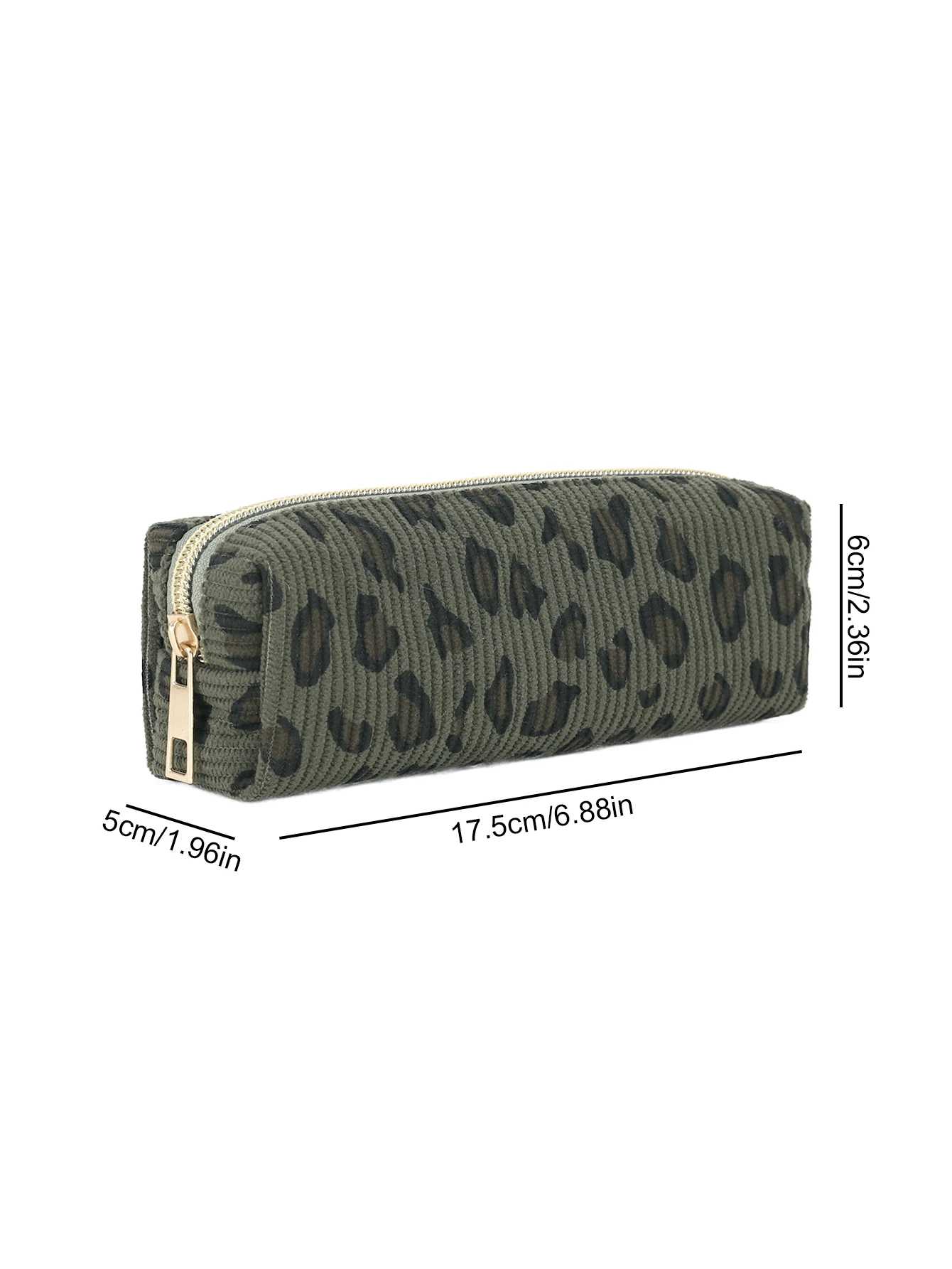 1 Stück Federmäppchen Aus Cord Mit Leopardenmuster, Nylon-Reißverschluss, Schreibwaren-Organizer, Make-Up-Reisetasche, Geschenk Für Teenager-Mädchen Zum Schulanfang 1 Stück Federmäppchen Aus Cord Mit Leopardenmuster, Nylon-Reißverschluss, Schreibwaren-Organizer, Make-Up-Reisetasche, Geschenk Für Teenager-Mädchen Zum Schulanfang - Image 11