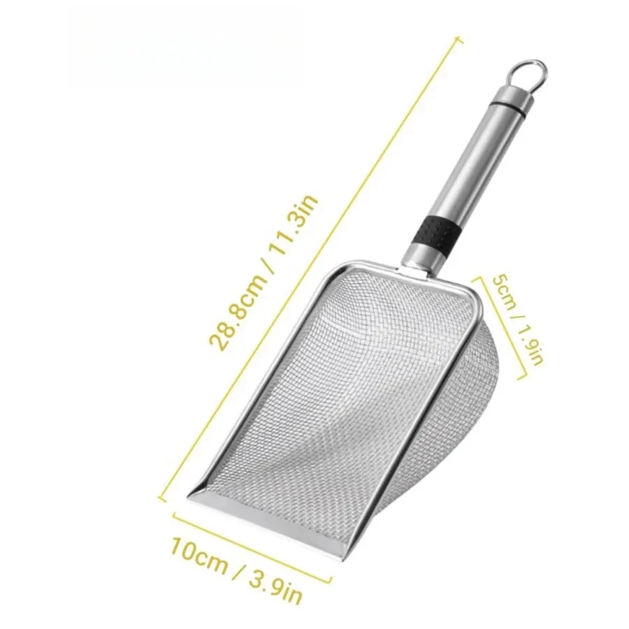 Stainless Steel Cat Litter Scoop – Durable, Easy Clean, Ergonomic Handle, Rust-Resistant, Ideal For Quick Waste Removal Stainless Steel Cat Litter Scoop – Durable, Easy Clean, Ergonomic Handle, Rust-Resistant, Ideal For Quick Waste Removal - Image 5