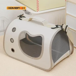 Portable Pet Carrier Bag for Small Dogs Cats Outdoor Foldable Cat Bag Breathable Cat Shoulder Bag Kitten Carrying Bag