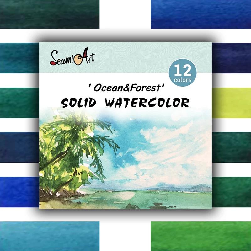 Seamiart Aquarellfarben Set Mit 12 Farben – Skin, Ocean, Candy Oder Morandi Farbpalette Für Malerei Und Kreative Kunstprojekte Seamiart Aquarellfarben Set Mit 12 Farben – Skin, Ocean, Candy Oder Morandi Farbpalette Für Malerei Und Kreative Kunstprojekte - Image 10