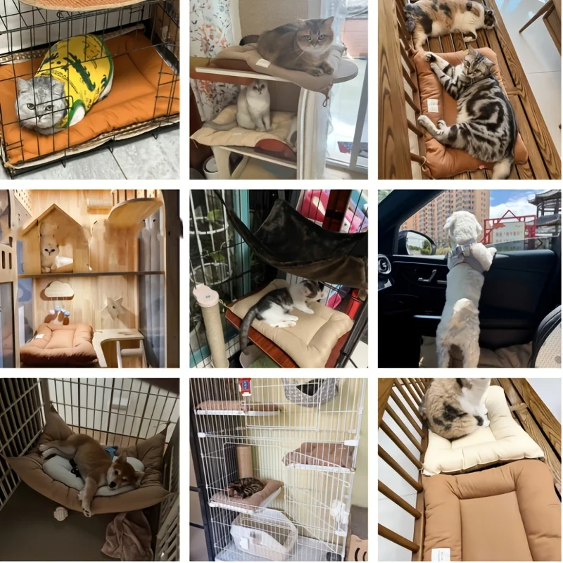 Cozy &Amp; Durable Pet Bed For Small To Medium Dogs And Cats Soft Durable Polyester Easy To Clean Store Four Corners For Easy Tying Cozy &Amp; Durable Pet Bed For Small To Medium Dogs And Cats Soft Durable Polyester Easy To Clean Store Four Corners For Easy Tying - Image 12