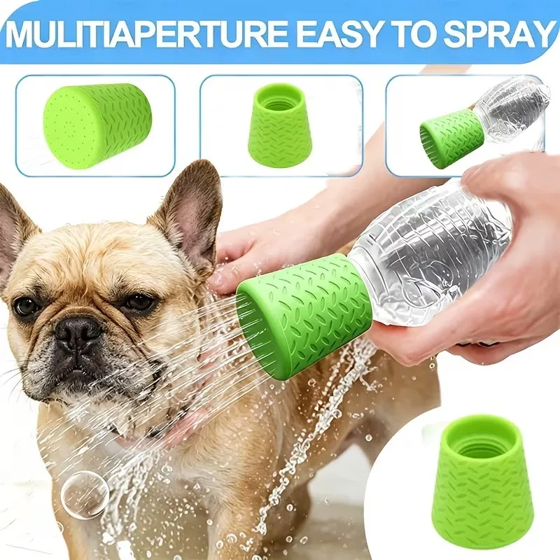 Tragbarer Outdoor-Reinigungsduschkopf Für Haustiere, Katzen- Und Hunde-Reinigungsdusche, Silikon-Haustierzubehör Tragbarer Outdoor-Reinigungsduschkopf Für Haustiere, Katzen- Und Hunde-Reinigungsdusche, Silikon-Haustierzubehör - Image 2