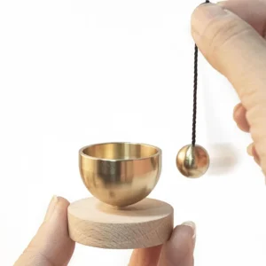 Mini-Klangschalen-Set – Meditations-Klangschale mit klaren und angenehmen Klängen, geeignet für Yoga, Meditation, Anfänger, Frauen, Entspannung