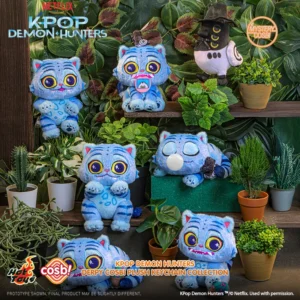 Hot Toys K-POP Demon Hunters Derpy Tiger Cosbi Plüsch-Schlüsselanhänger Kollektion Blind Box Sussie Rucksackanhänger Mysteriöse Geschenke