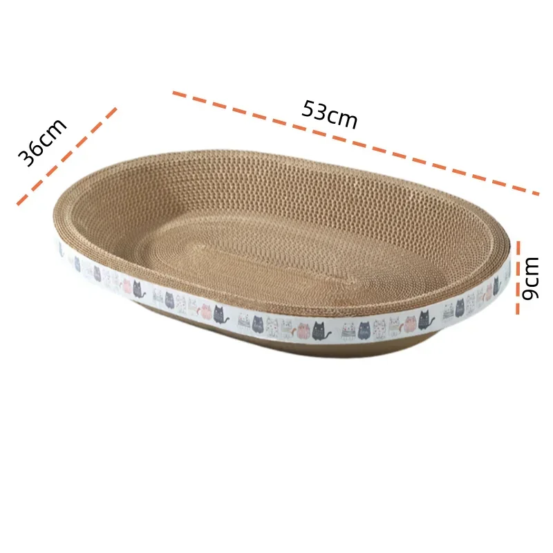 Runder Wellpappe-Katzenkratzer – Kratzbett &Amp; Spielzeug Für Katzen Runder Wellpappe-Katzenkratzer – Kratzbett &Amp; Spielzeug Für Katzen - Image 8