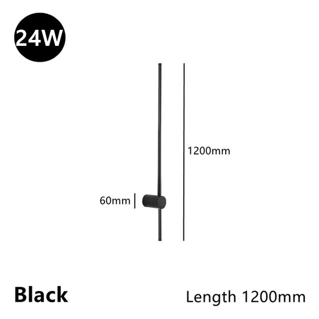 Moderne Minimalistische Led Rotierende Wandleuchte Innen Lange Wandlampe Wohnzimmer Schlafzimmer Hintergrund-Wandleuchte Moderne Minimalistische Led Rotierende Wandleuchte Innen Lange Wandlampe Wohnzimmer Schlafzimmer Hintergrund-Wandleuchte - Image 12