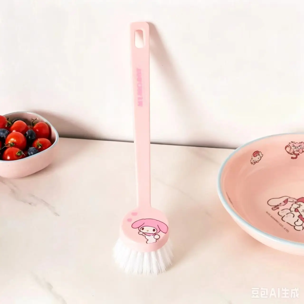 Kawaii Katzen Pfannenbürste Mit Langem Griff Für Küche Kawaii Katzen Pfannenbürste Mit Langem Griff Für Küche - Image 6
