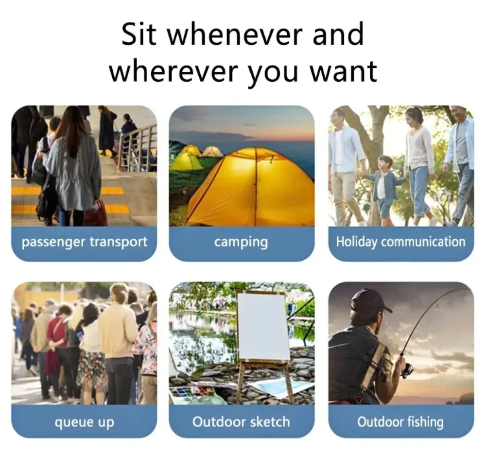 Foldable Telescoping Stool Portable Retractable Stool For Adults Upgraded Collapsible Folding Seats With Load Capacity Adults Foldable Telescoping Stool Portable Retractable Stool For Adults Upgraded Collapsible Folding Seats With Load Capacity Adults - Image 12