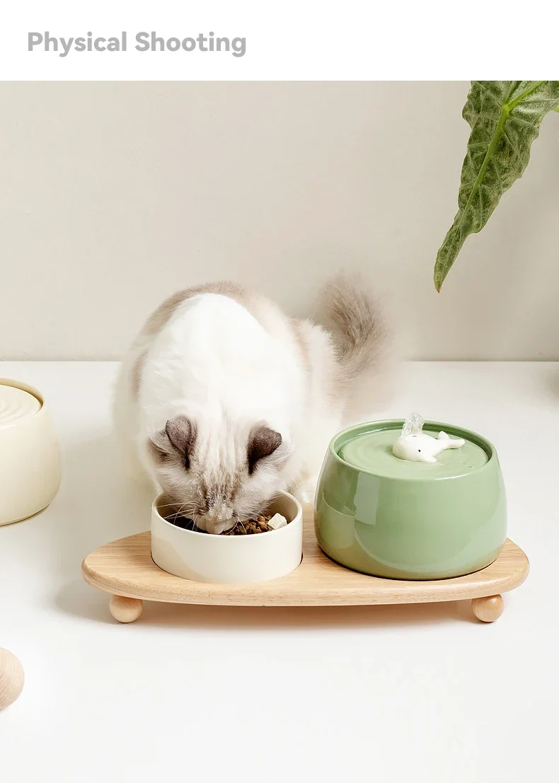 Ceramic Water Fountain Cat Charging Pet Water Feeders Dogs Automatic Circulating Filtration Flow Water Dispenser Cat Accessories Ceramic Water Fountain Cat Charging Pet Water Feeders Dogs Automatic Circulating Filtration Flow Water Dispenser Cat Accessories - Image 23