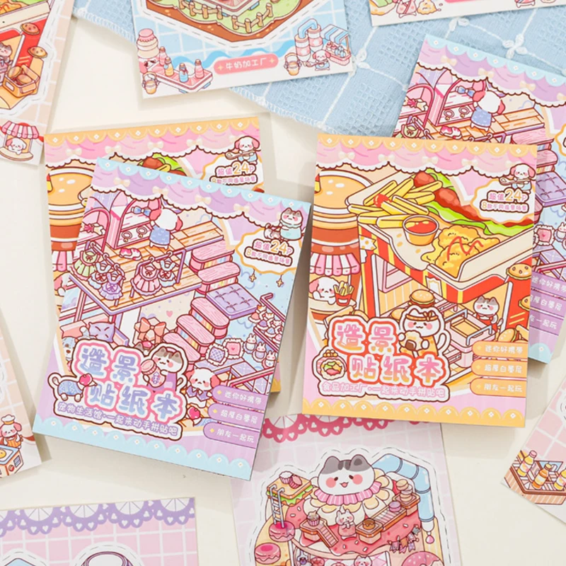24 Zoo-Wunderland 3D-Szenensticker – Niedliche Tier-Aufkleber Für Scrapbooking, Journaling Und Diy-Dekoration 24 Zoo-Wunderland 3D-Szenensticker – Niedliche Tier-Aufkleber Für Scrapbooking, Journaling Und Diy-Dekoration - Image 6