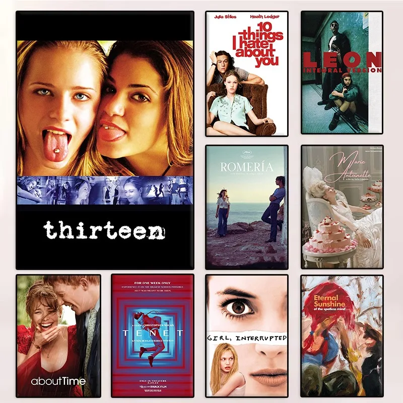 Minimalistisches Fantasy-Filmposter „After/About Time/Thirteen/Se7En/Marie Antoinette“ Leinwandgemälde Wandkunst Wohnzimmer Heimdekoration Minimalistisches Fantasy-Filmposter „After/About Time/Thirteen/Se7En/Marie Antoinette“ Leinwandgemälde Wandkunst Wohnzimmer Heimdekoration