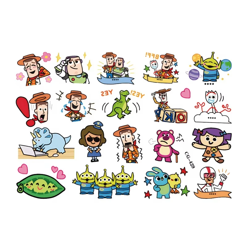 Toy Story Geburtstagsparty-Zubehör Partygeschenke Cartoon-Geschenke Schlüsselanhänger Klatscharmbänder Stempel Abzeichen Luftballons Partyzubehör Geschenke Toy Story Geburtstagsparty-Zubehör Partygeschenke Cartoon-Geschenke Schlüsselanhänger Klatscharmbänder Stempel Abzeichen Luftballons Partyzubehör Geschenke - Image 12