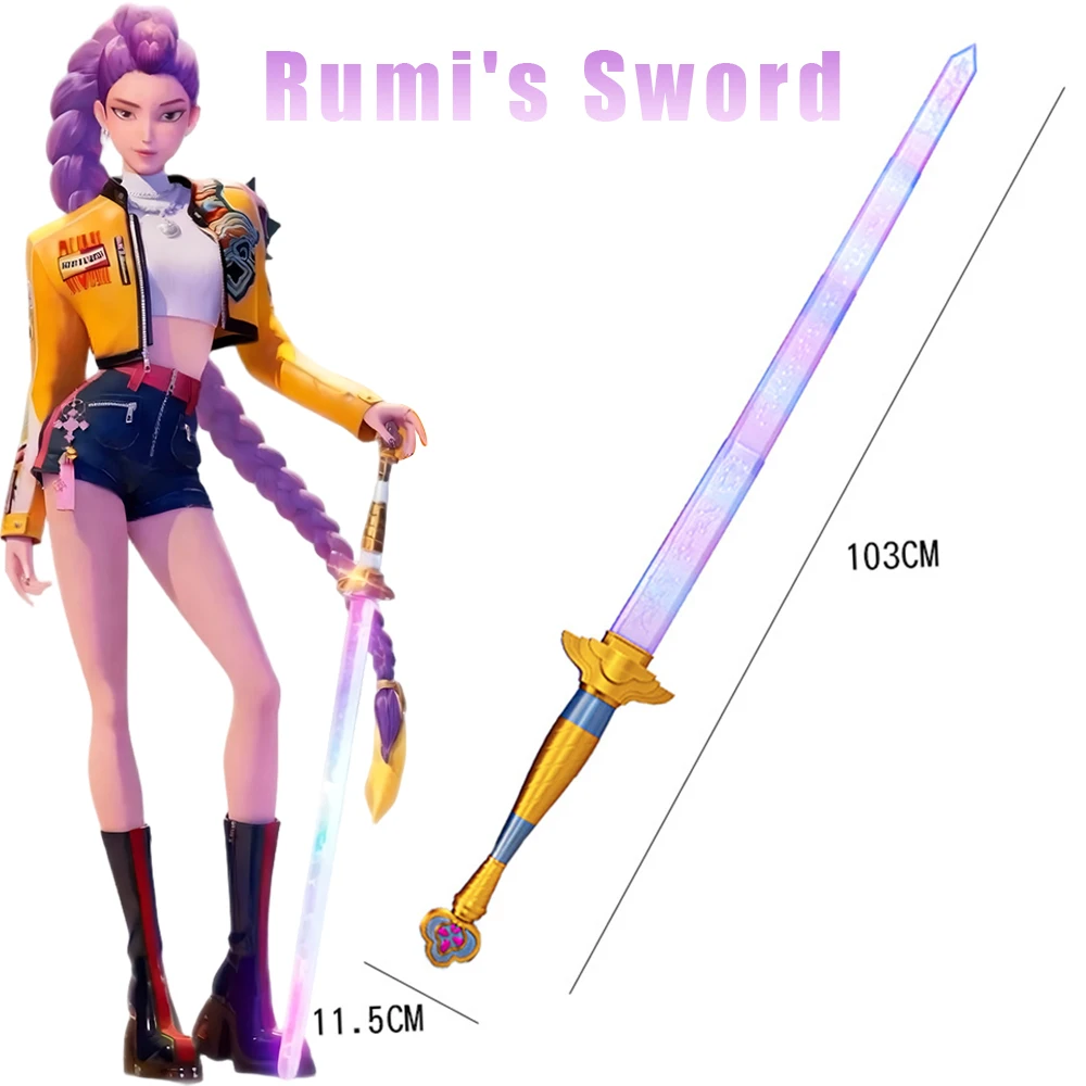 Hot Rumi Mira Zoey Bewegliche Gelenkpuppe 11 Zoll Mit Themenmusik, Niedliches Spielzeug, Schwert, Cosplay-Requisiten, Geschenk Für Fans Hot Rumi Mira Zoey Bewegliche Gelenkpuppe 11 Zoll Mit Themenmusik, Niedliches Spielzeug, Schwert, Cosplay-Requisiten, Geschenk Für Fans - Image 9