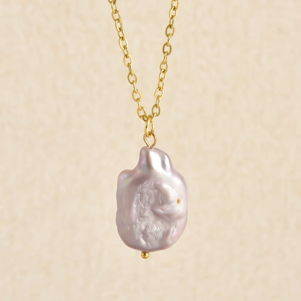 Echte Unregelmäßige Natürliche Süßwasserperlen Anhänger Halsketten Edelstahl O Gliederkette 45/50/60 Cm Modeschmuck Halskette Echte Unregelmäßige Natürliche Süßwasserperlen Anhänger Halsketten Edelstahl O Gliederkette 45/50/60 Cm Modeschmuck Halskette - Image 28
