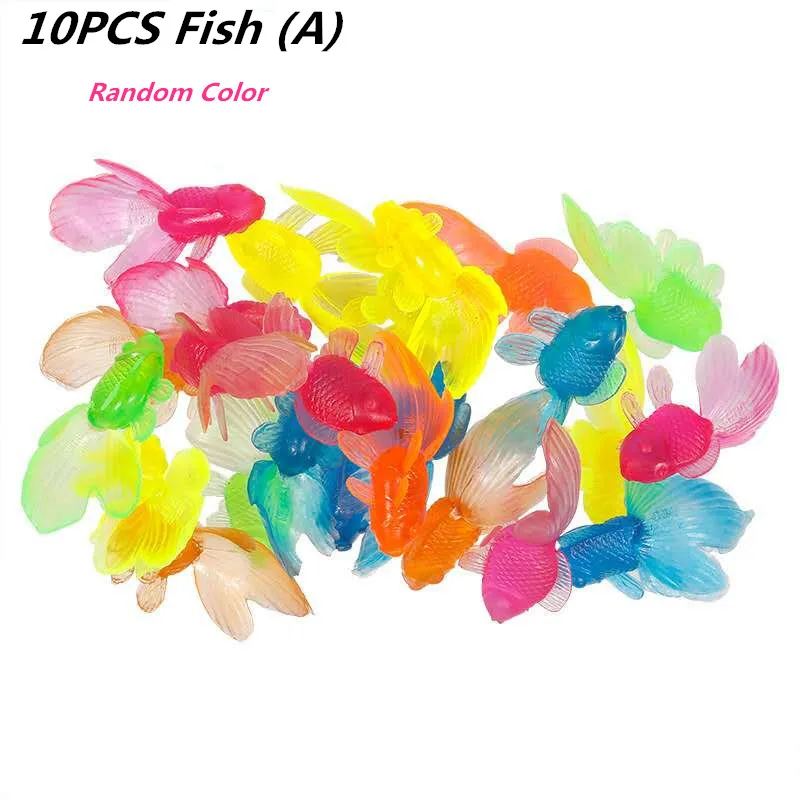 Children'S 10Pcs/Set Kawaii Simulation Rubber Goldfish Baby Bath Water Play Games Toys For Kids Toddlers Bathing Shower Gifts Children'S 10Pcs/Set Kawaii Simulation Rubber Goldfish Baby Bath Water Play Games Toys For Kids Toddlers Bathing Shower Gifts - Image 7