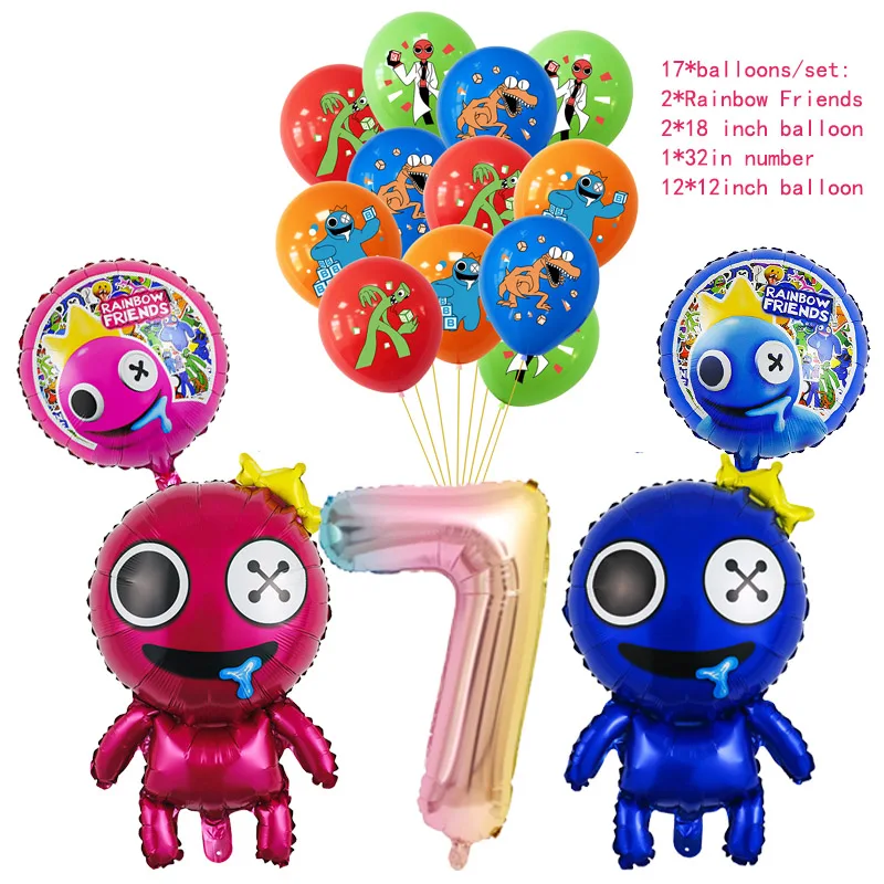 Neue Regenbogen-Freunde Geburtstagsparty-Dekoration Tischzubehör Happy Birthday Banner Tortendekoration Partyzubehör Hintergrund Ballons Neue Regenbogen-Freunde Geburtstagsparty-Dekoration Tischzubehör Happy Birthday Banner Tortendekoration Partyzubehör Hintergrund Ballons - Image 15