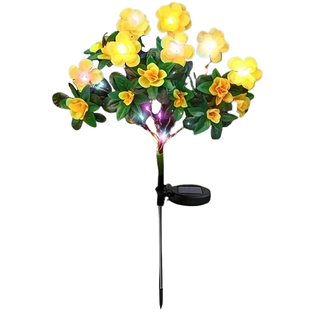 Led-Solarleuchte, Wasserdicht, Azalea-Solarblumen-Lampe, Für Den Außenbereich, Dekorativ Für Garten, Hof, Rasen, Weg, Beleuchtung, Urlaub, Hochzeit, Dekoration Led-Solarleuchte, Wasserdicht, Azalea-Solarblumen-Lampe, Für Den Außenbereich, Dekorativ Für Garten, Hof, Rasen, Weg, Beleuchtung, Urlaub, Hochzeit, Dekoration - Image 8