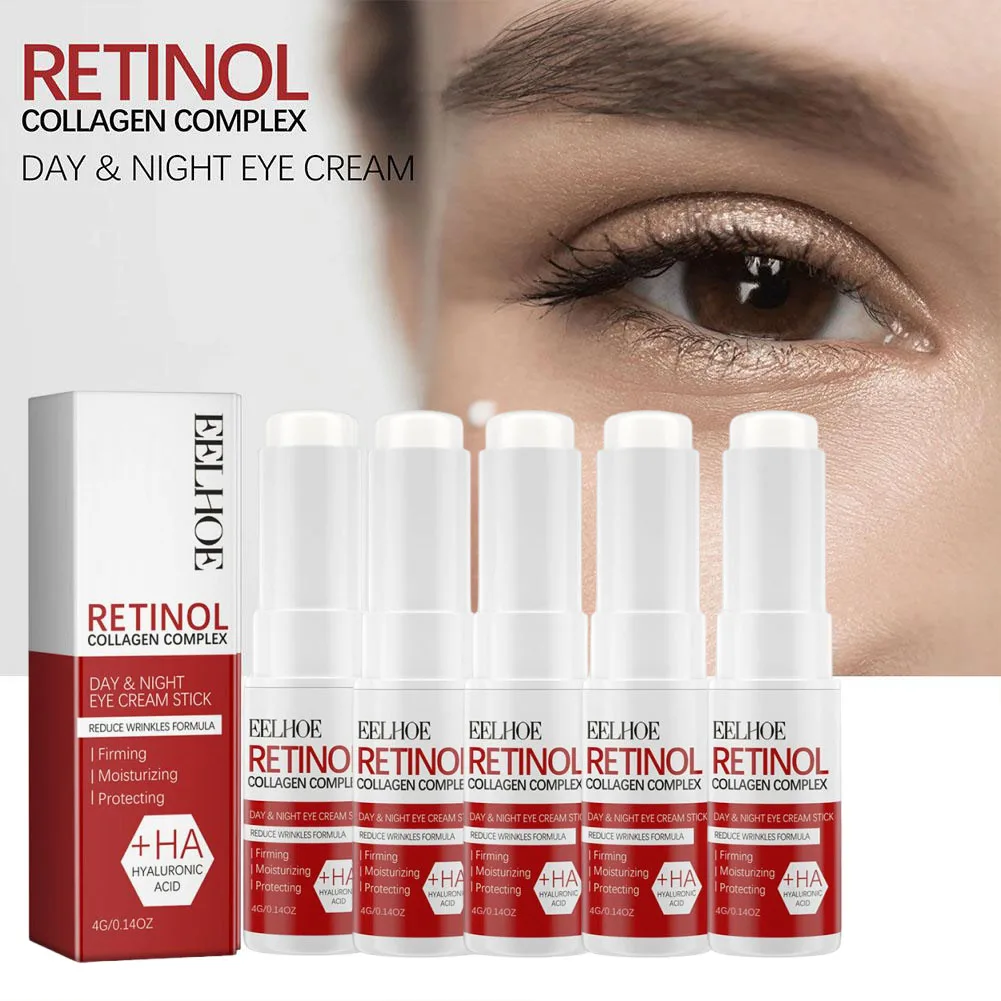 Retinol Augencreme-Stick, Anti-Aging, Verblasst Augenringe Unter Den Augen, Entfernt Tränensäcke, Feuchtigkeitsspendende, Straffende Haut, Augenpflege Retinol Augencreme-Stick, Anti-Aging, Verblasst Augenringe Unter Den Augen, Entfernt Tränensäcke, Feuchtigkeitsspendende, Straffende Haut, Augenpflege