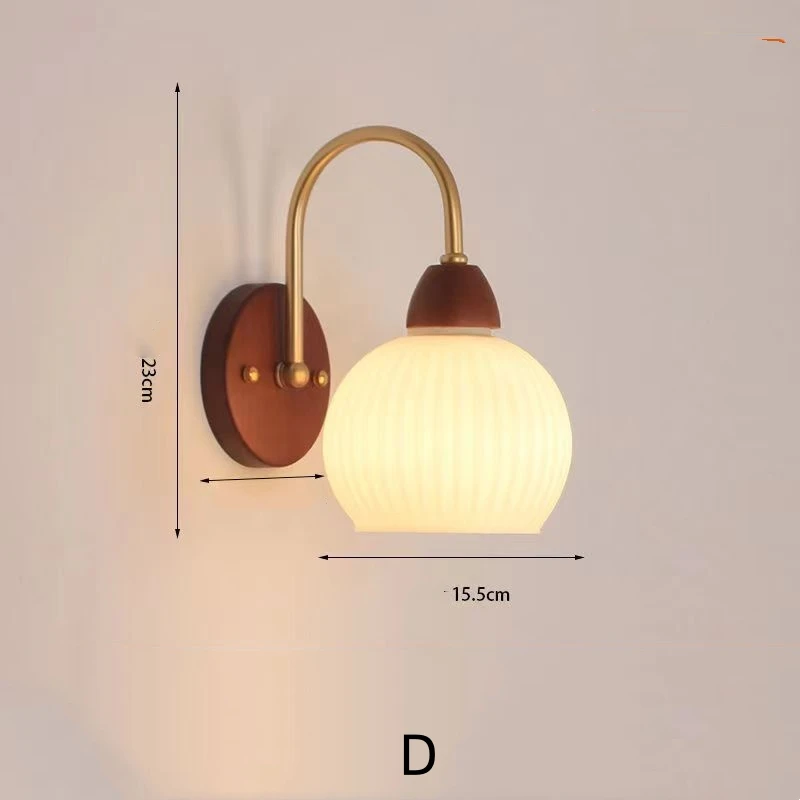 Moderne Innenwandleuchte, Geeignet Für Schlafzimmer, Nachttisch, Wohnzimmer, Heimdekoration, Leuchte Aus Holz, Vintage-Led-Wandleuchten Moderne Innenwandleuchte, Geeignet Für Schlafzimmer, Nachttisch, Wohnzimmer, Heimdekoration, Leuchte Aus Holz, Vintage-Led-Wandleuchten - Image 9