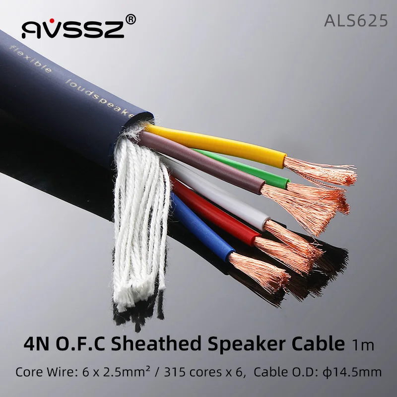 Avssz Hifi Lautsprecherkabel Ofc – 4-Adriges Audiokabel Für Heimkino, Audioverstärker Und Bühnenverkabelung Avssz Hifi Lautsprecherkabel Ofc – 4-Adriges Audiokabel Für Heimkino, Audioverstärker Und Bühnenverkabelung - Image 12